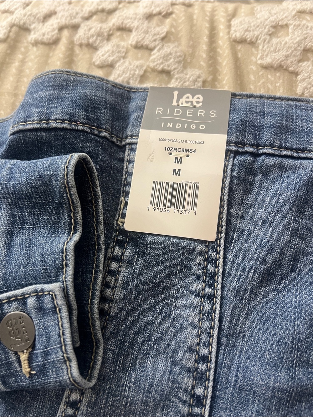Lee Blue Washed Denim Jacket - Picture 3 of 4